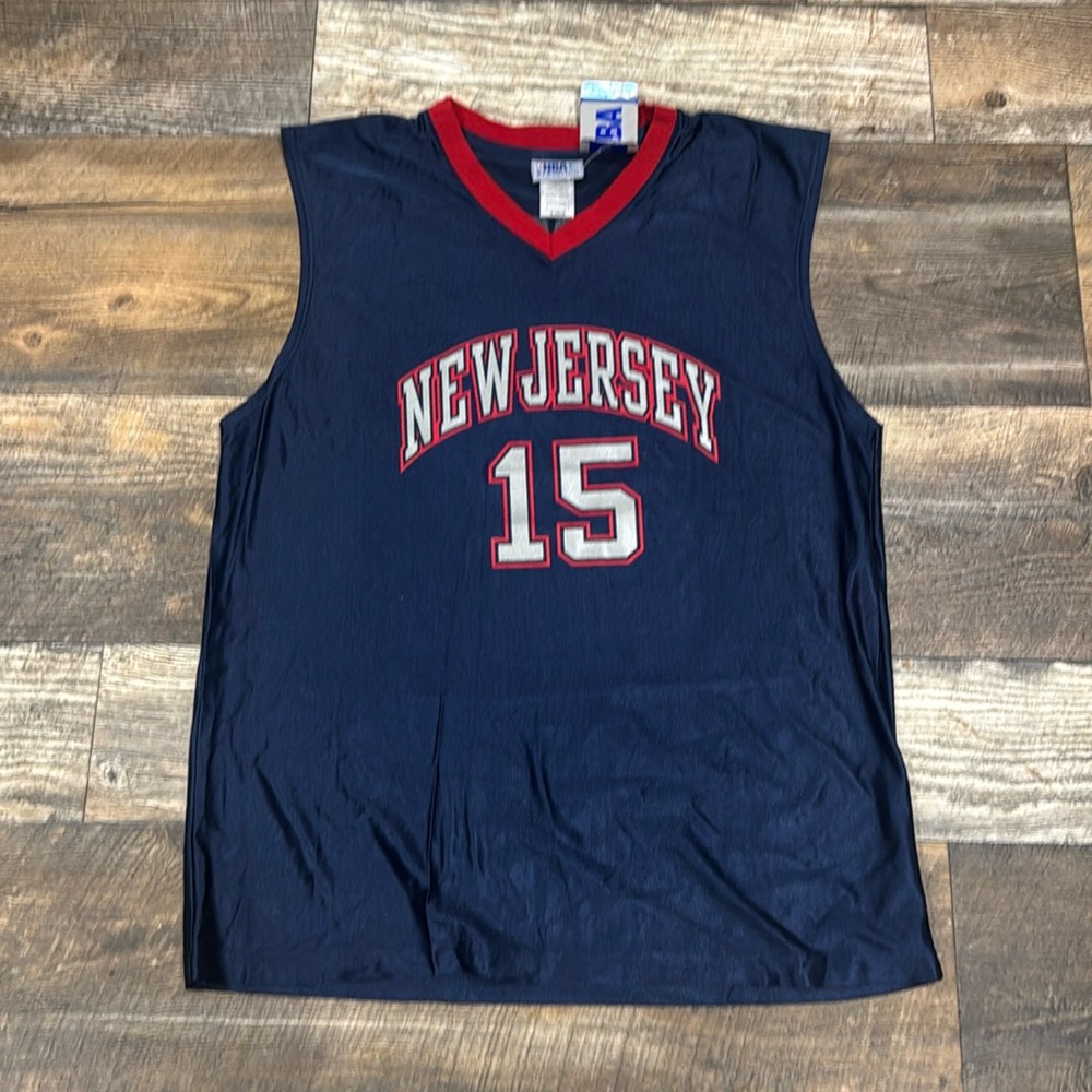 Vince Carter #15 New Jersey Brooklyn Nets NBA Basketball Jersey Mens XL